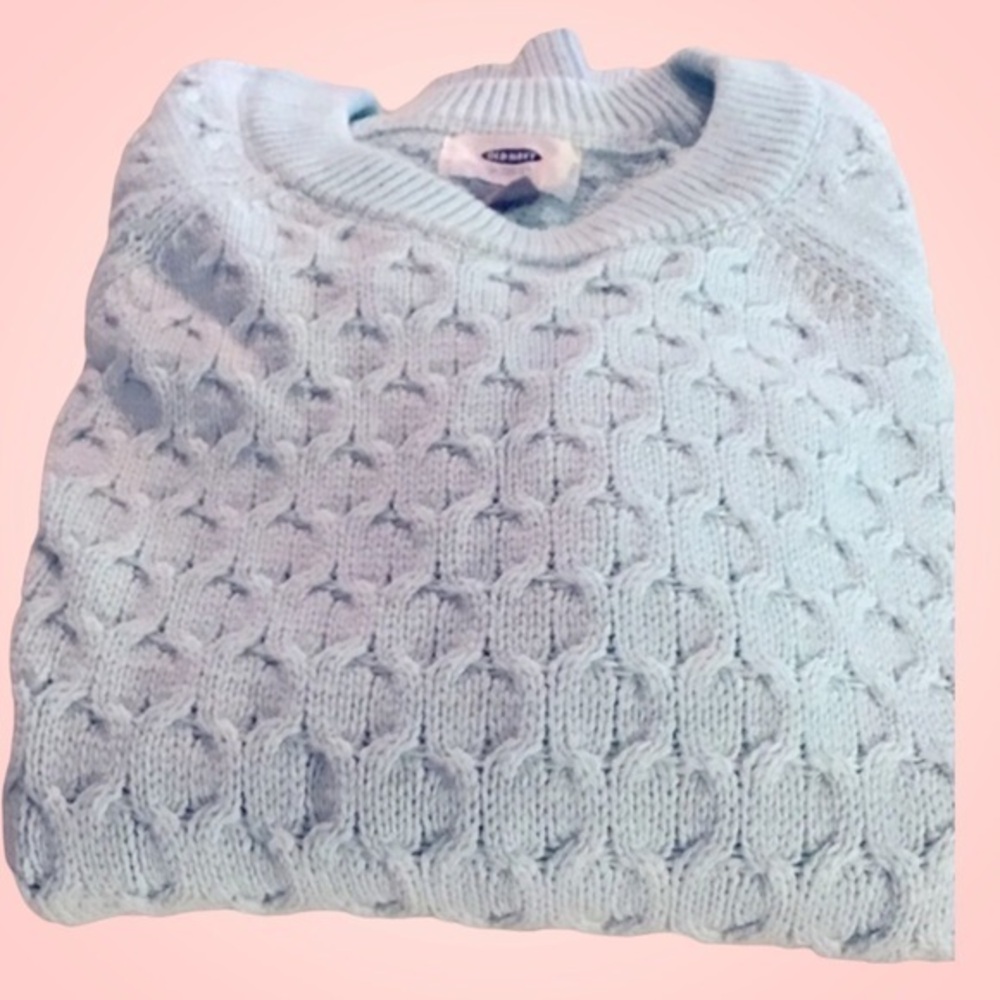 OLD NAVY AQUA SWEATER